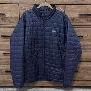 Patagonia Nano Puff Jacket Size XXL Classic Navy Blue